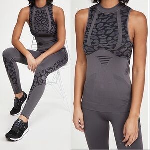 adidas by Stella McCartney Truepur Tank Granite CollegiatePurple Black Leopard